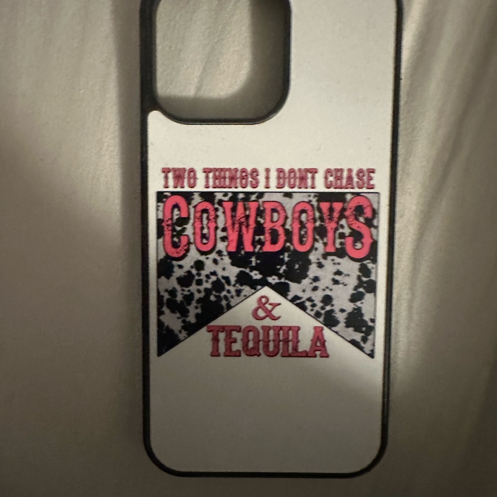 Black and White Western Graphic Phone Case